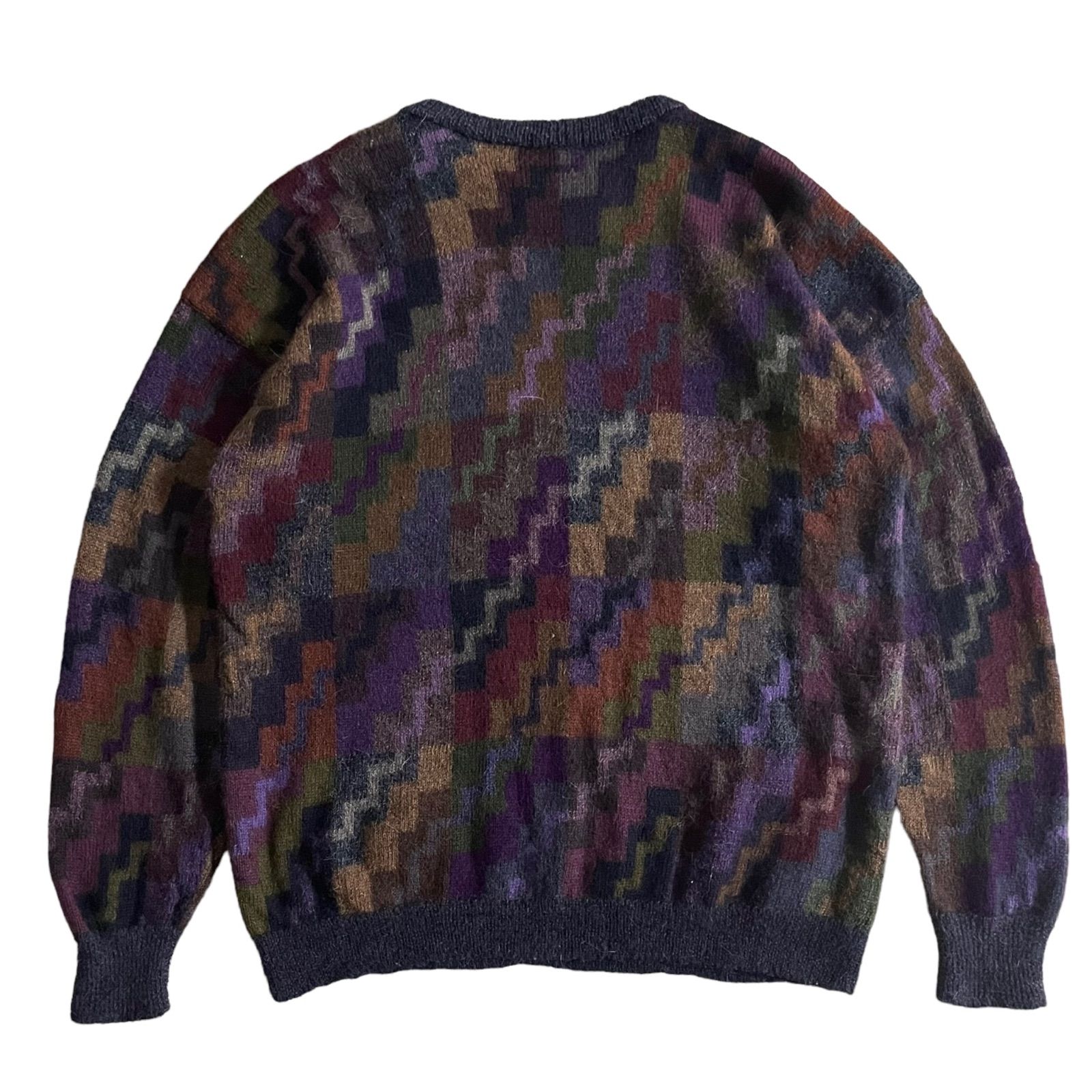 85✝ミルマボリビア Millma Bolivia 悲しく アルパカニットカーディガン 