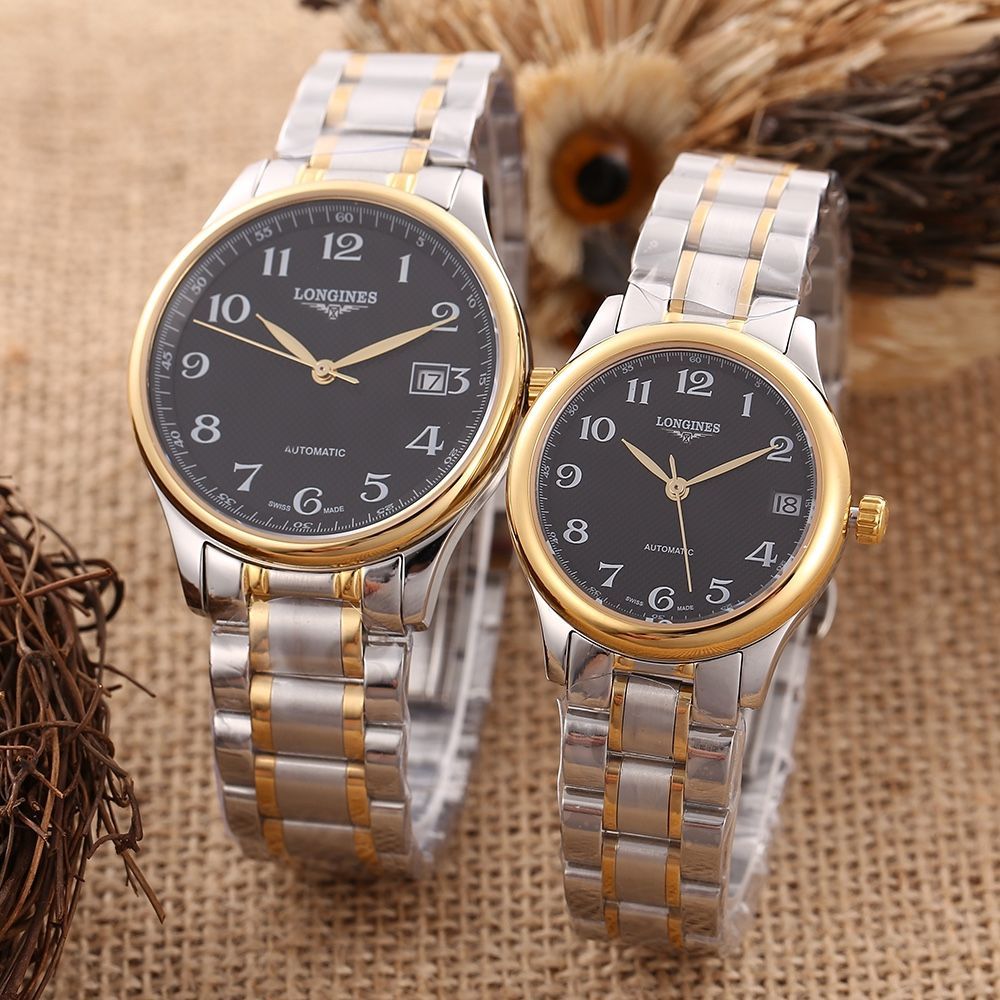 今日 LONGINES 3 針名匠シリーズ カップルウォッチ
