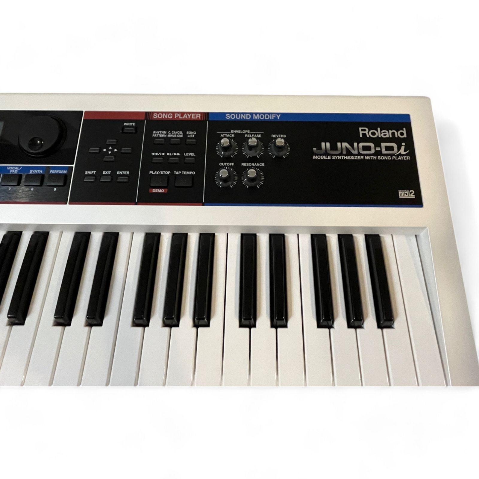 ☆ ローランド Roland モバイルシンセサイザー with Song Player JUNO-Di-WH ホワイト 264-500 - メルカリ