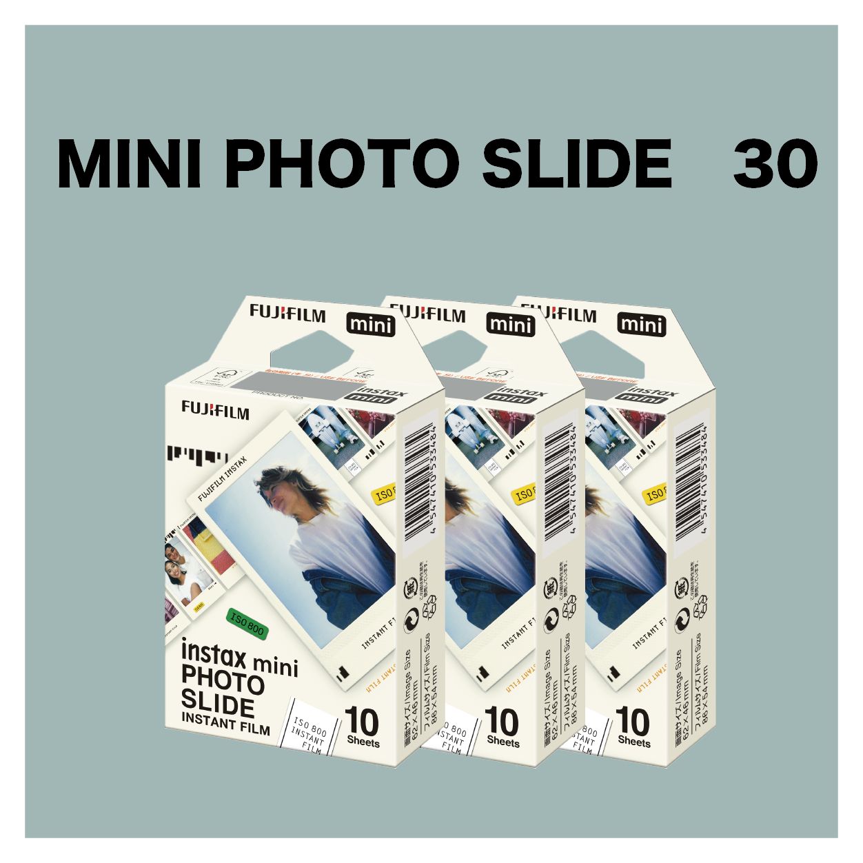 FUJIFILM instax mini PHOTO SLIDE 30枚入り 【公式通販】