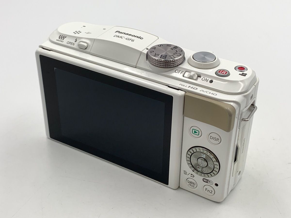 中古】 【並品】 パナソニック LUMIX DMC-GF6-W ボディ ホワイト