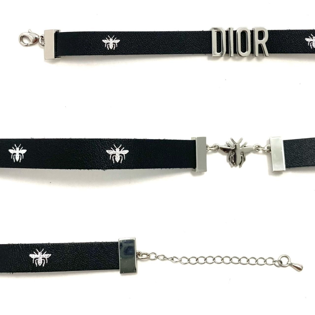 M【Dior】bee/ビー/蜂 ノベルティ チョーカー ブレスレット 2WAY
