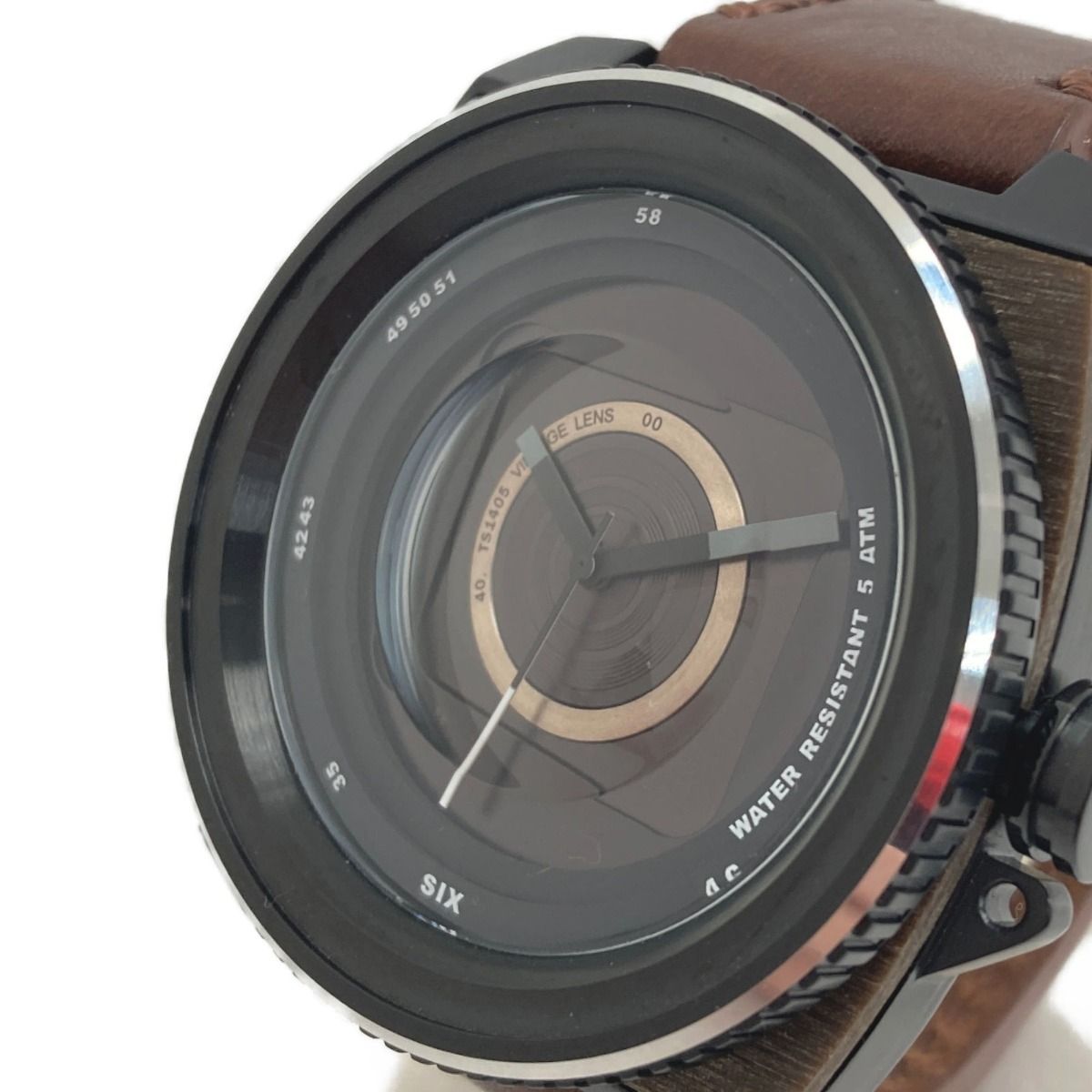 TACS VINTAGE LENS クォーツ TS1405A Watch Vintage Lens - Brown - TS1405A | Tacs