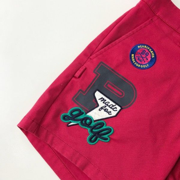 PEARLY GATES パーリーゲイツ 30周年 ショートパンツ ピンク系 1
