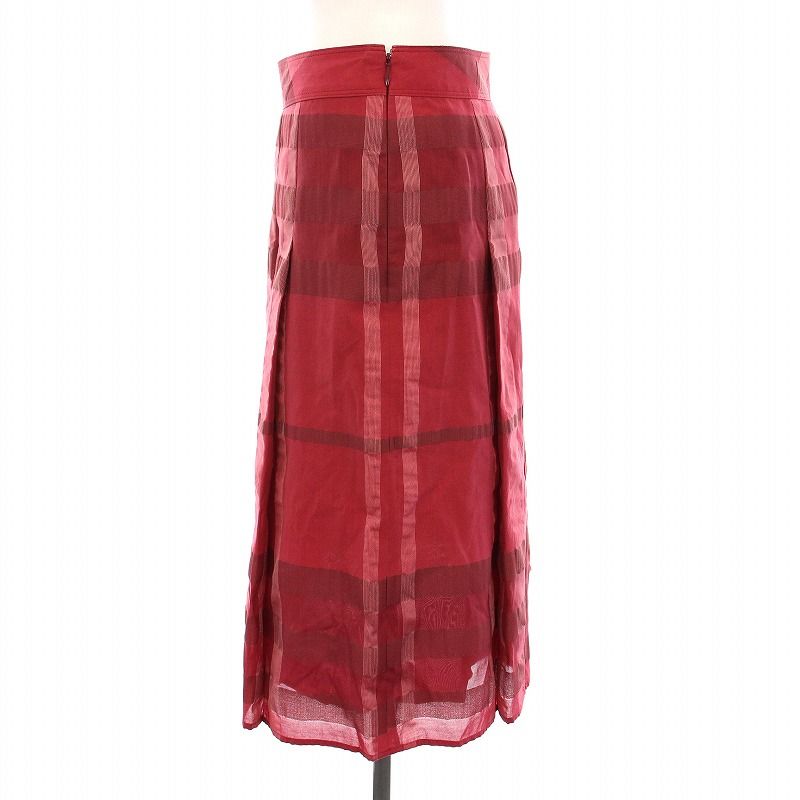 バーバリー ロンドン BURBERRY LONDON タックフレア スカート