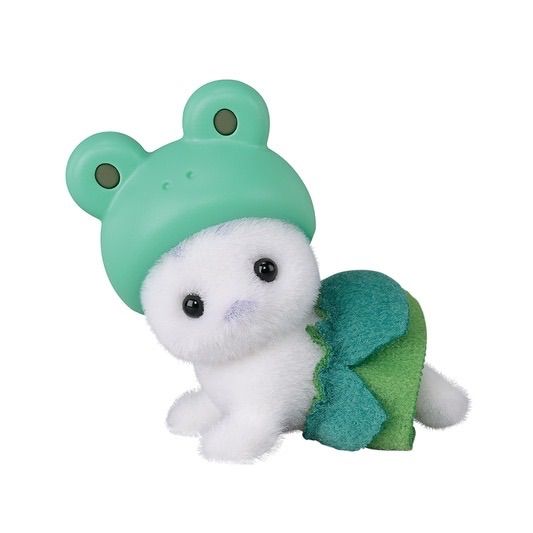 シルバニアファミリー　カエル　赤ちゃん　美品　未使用に近い 新品 シルバニア シルバニアファミリー 赤ちゃん妖精の森のなかまたち