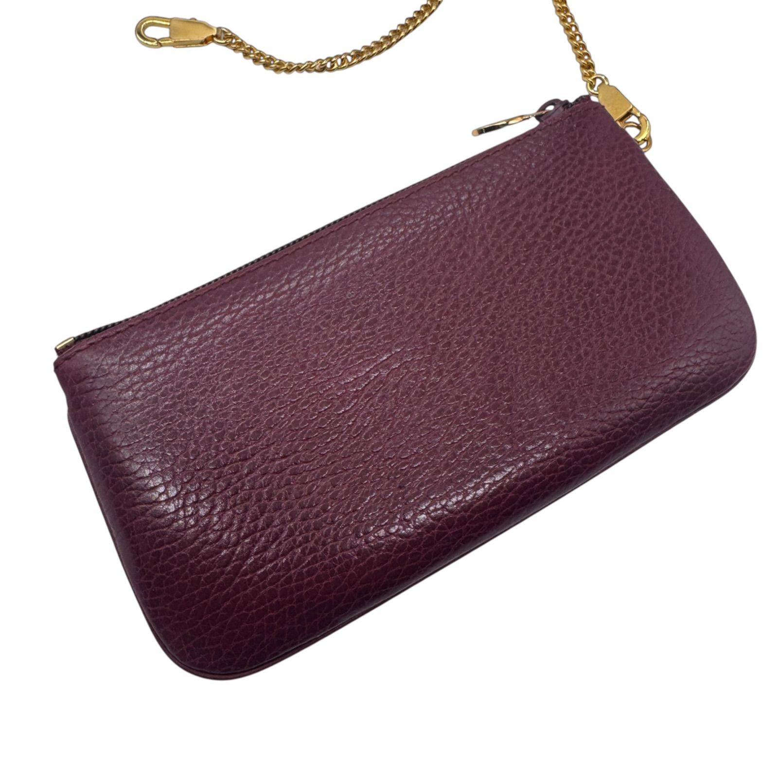 未使用　極美品　カルティエ　コインケース　ボルドー　マストライン　ロゴ型押し Cartier - 【本物保証】 箱付 超美品 カルティエ CARTIER マスト