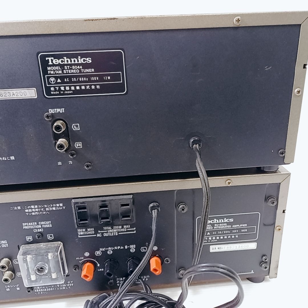【動作品】 Technics テクニクス プリメインアンプ チューナーセット SU-8055 ST-8044 プリメインアンプ Technics(テクニクス) SU-8055―機種選定から入手まで