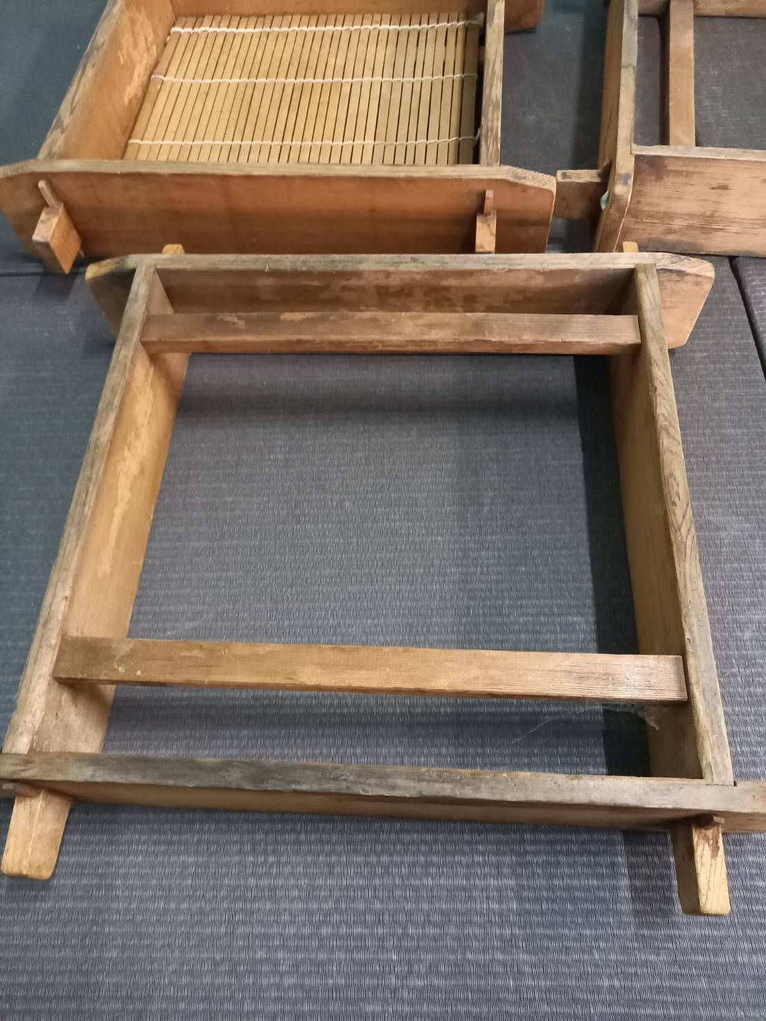  菓子用 角蒸し 蒸籠 3段 せいろ 厨房 業務用 大型 木製 その他 調理器具