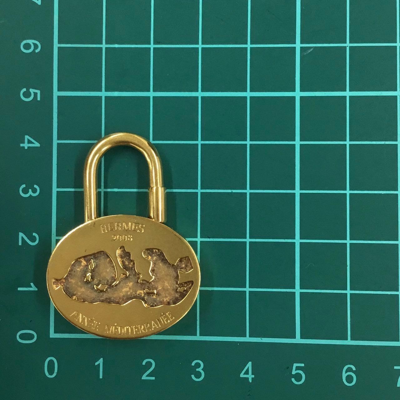 美品 エルメス カデナ 2003限定 地中海 ゴールド アクセサリー