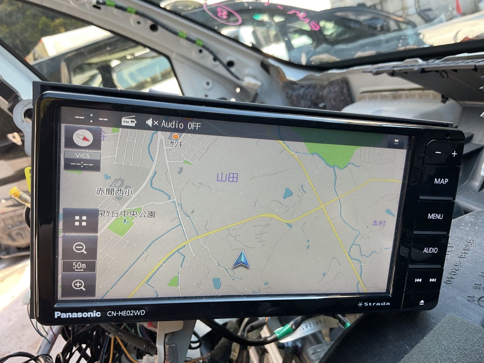 パナソニック ストラーダ CN-HE02WD（2022年製） パナソニックの