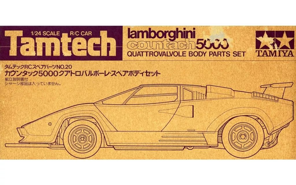 タミヤ　カウンタック　スペアボディ タミヤ 1/24 スポーツカー 25419 ランボルギーニ カウンタック