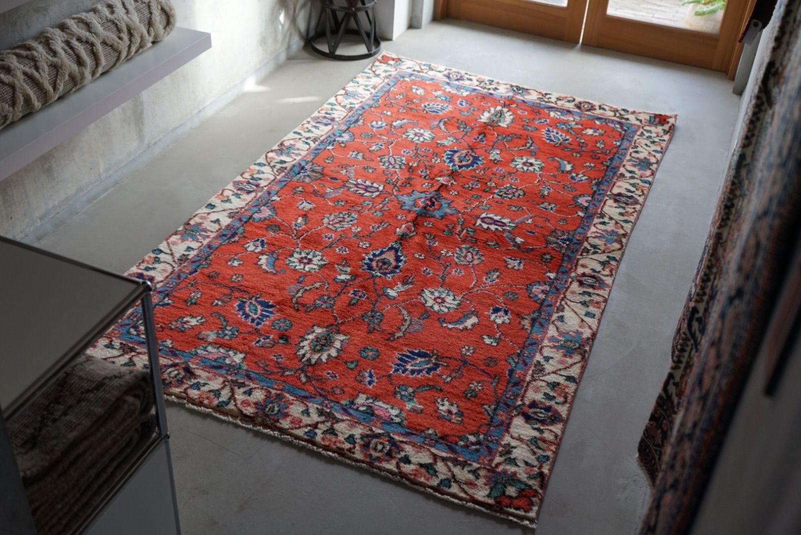 135×135 ヴィンテージトルコラグ 【公式通販】