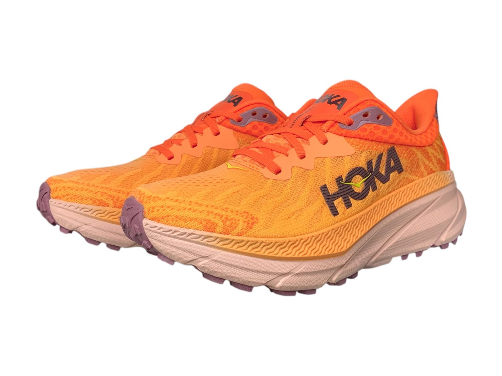 HOKA ONE ONE (ホカオネオネ) CHALLENGER ATR 7 ローカットスニーカー FE1222K US8B  25cm オレンジ メンズ/036