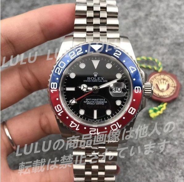 rr5  ROLEX ロレックス　GMTマスターⅡ　ブルー文字盤　腕時計 即購入不可