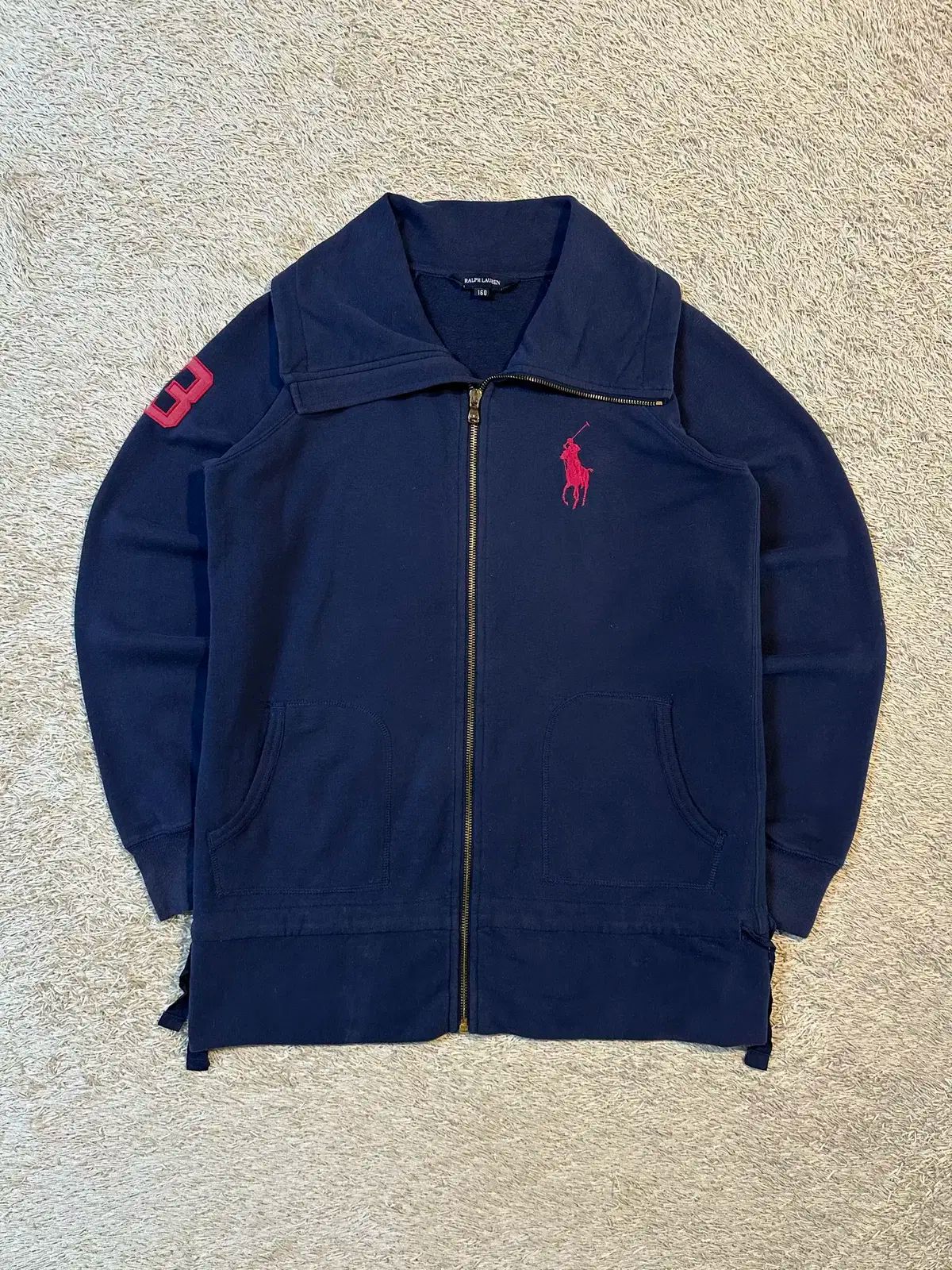 藍色ママページです レディース L POLO RALPH LAUREN ポロラルフローレン ビック