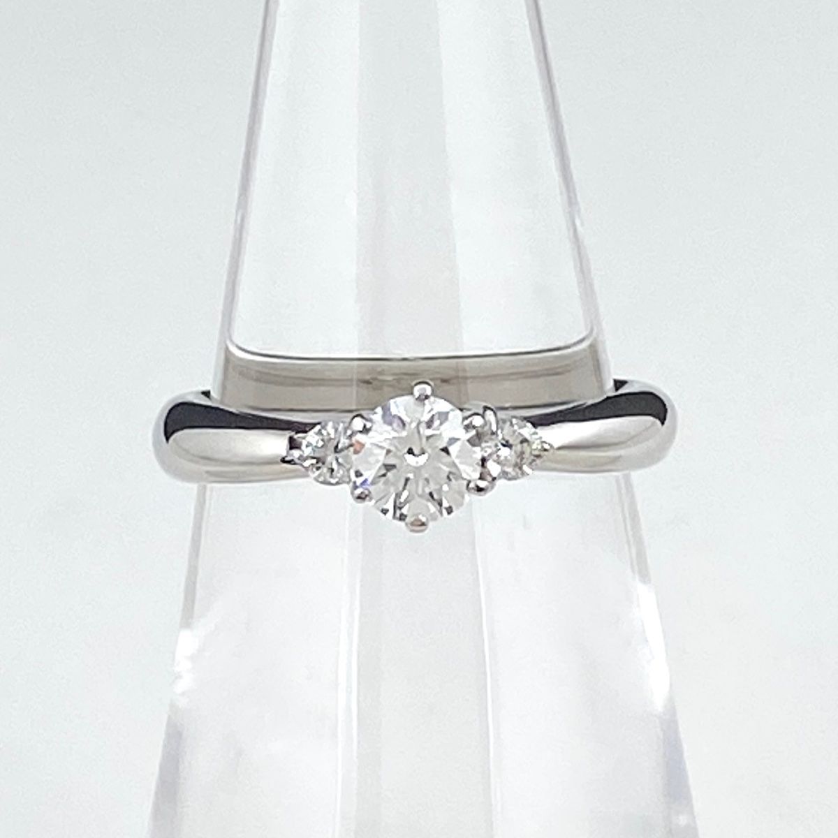ダイヤモンド デザインリング プラチナ メレダイヤ 指輪 リング 11号 