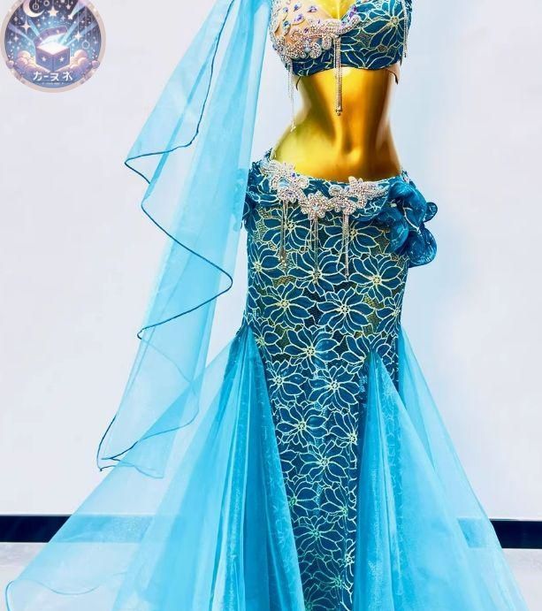 新品 未使用 新作 ベリーダンス衣装 ストア ブラベルトスカートセット