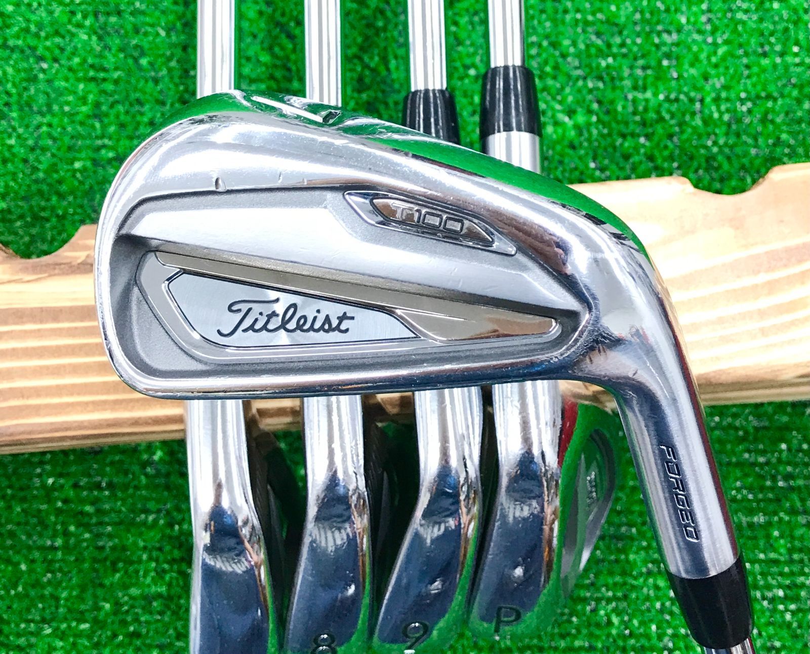 タイトリスト　T100（2019年）　アイアンセット　6本　AMTツアーホワイト T-Series タイトリスト ゴルフ アイアン T100 Forged Irons 6本セット