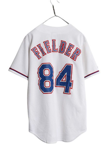 USA製 レンジャーズ ベースボール シャツ メンズ S / MLB オフィシャル マジェスティック 大リーグ ユニフォーム ゲームシャツ 半袖シャツ お得なクーポン配布中!】 USA製 レンジャーズ ベースボール