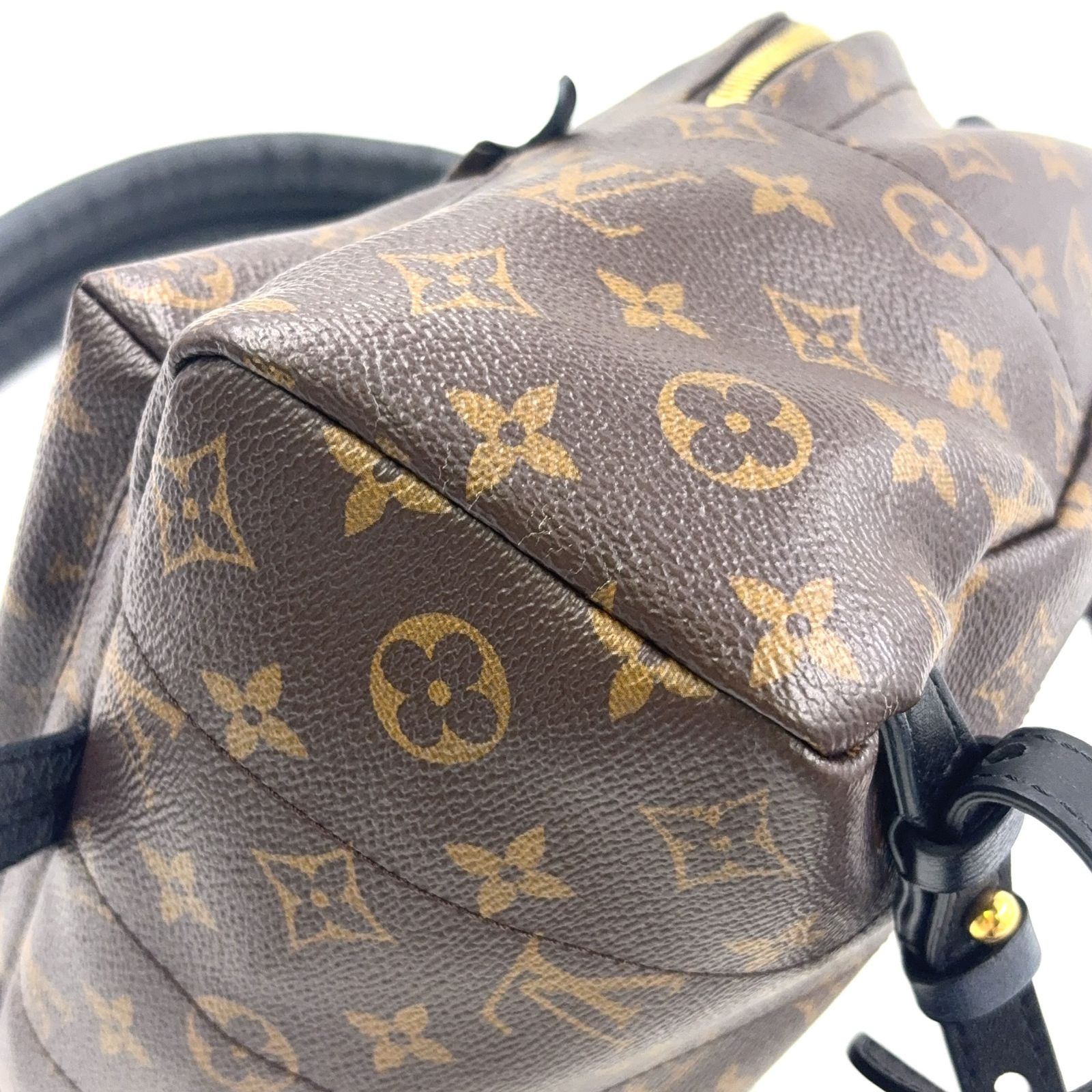 レザー×PVC ブラウン×ブラック