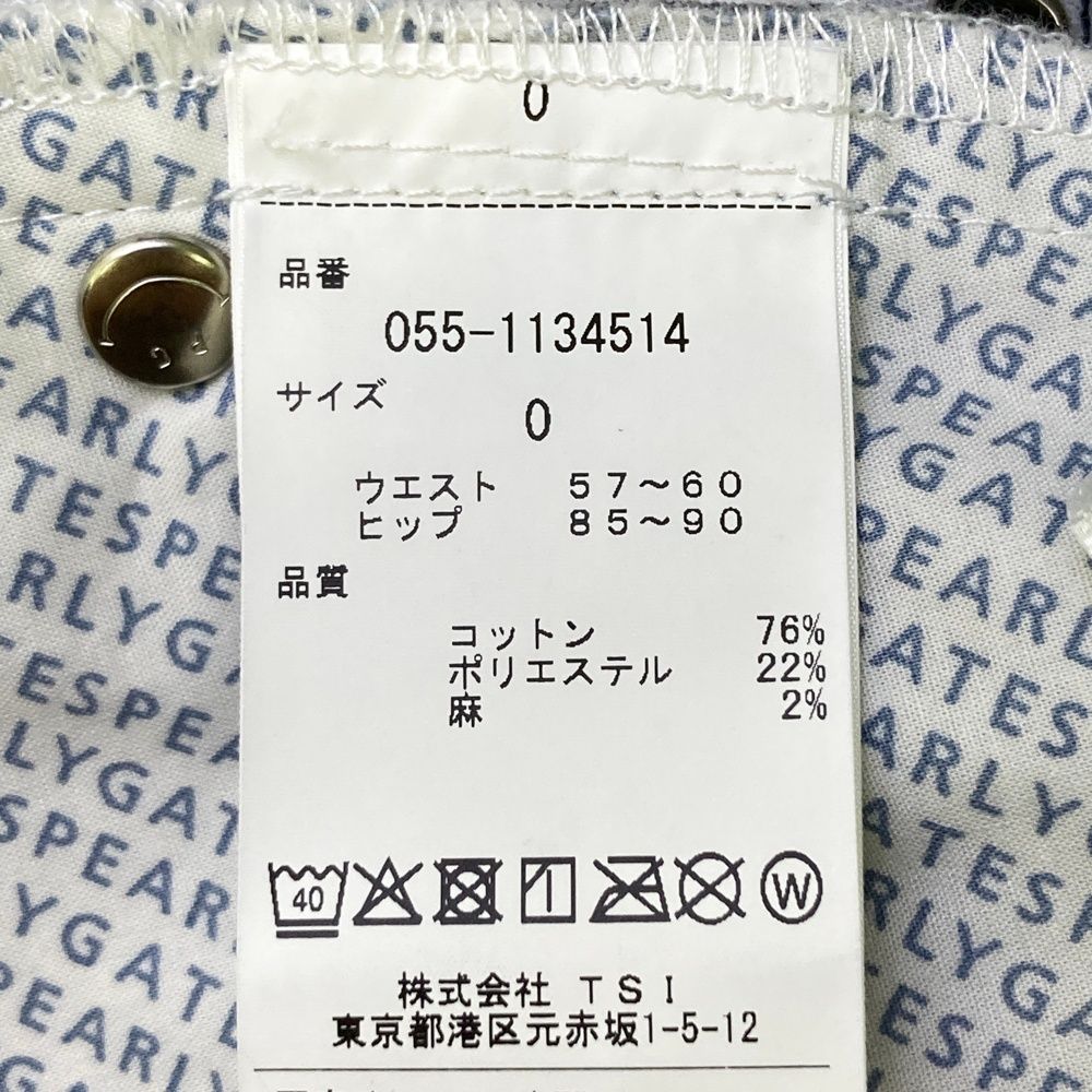 サイズ：0 PEARLY GATES パーリーゲイツ 055-1134514 ストレッチ
