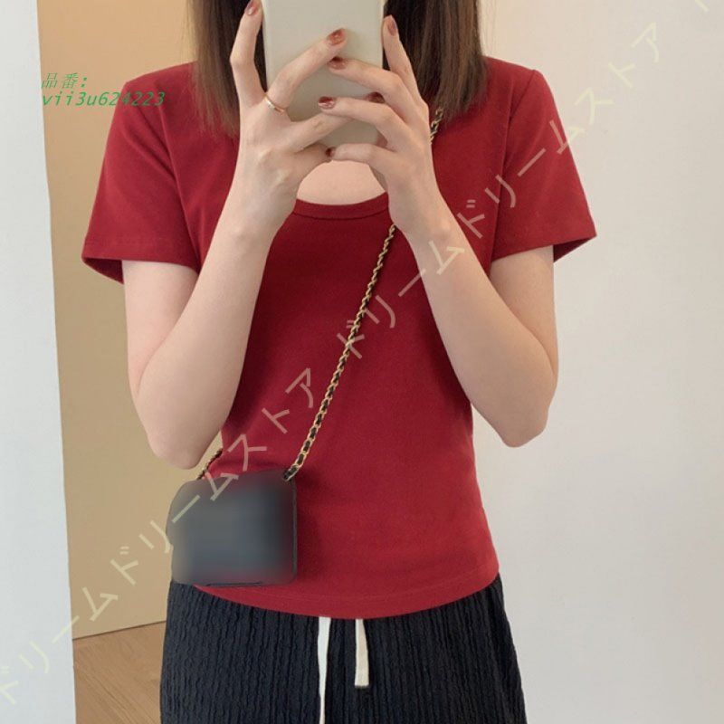 カットソー レディース トップス 長袖 Tシャツ レイヤード風 重ね着風 ロング丈 コットン100％ 綿100％  vii3u624223