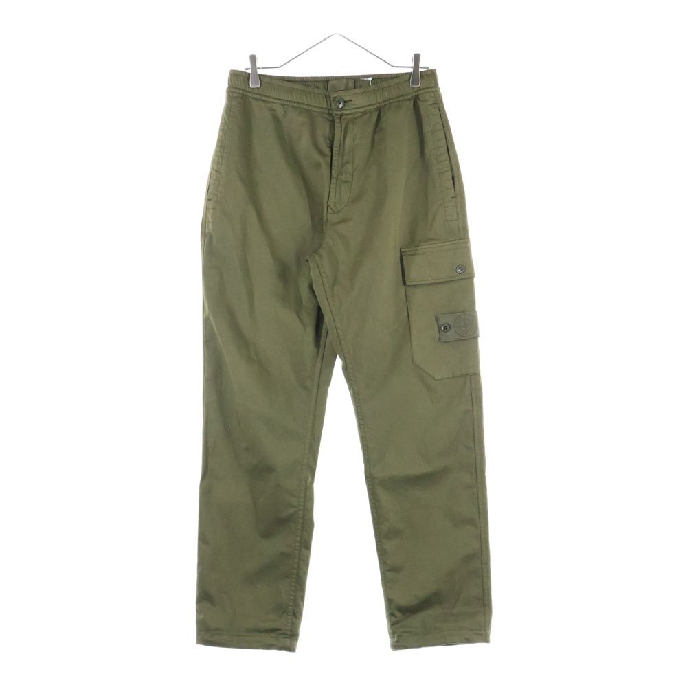 STONE ISLAND ストーンアイランド GHOST PIECE COTTON TWILL STRETCH-TC ゴーストピース テーパードフィットカーゴパンツ カーキ 8115336F6