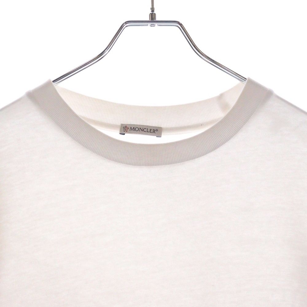 MONCLER ホワイト ロンT 未使用品 モンクレール MONCLER ロンTシャツ カットソー 長袖