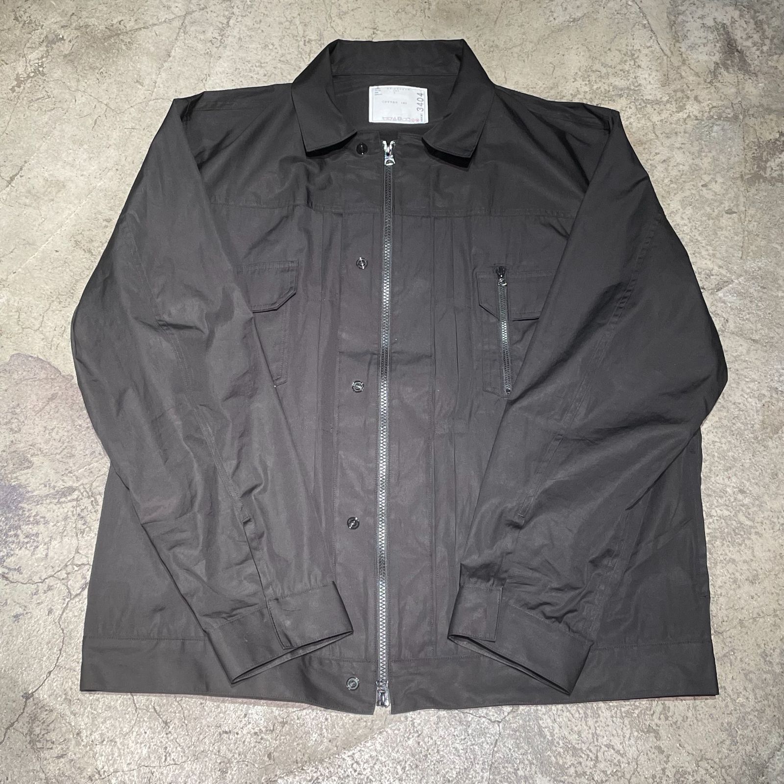 sacai サカイ 24-03404M 24SS Cotton Poplin Blouson ブルゾン size3 