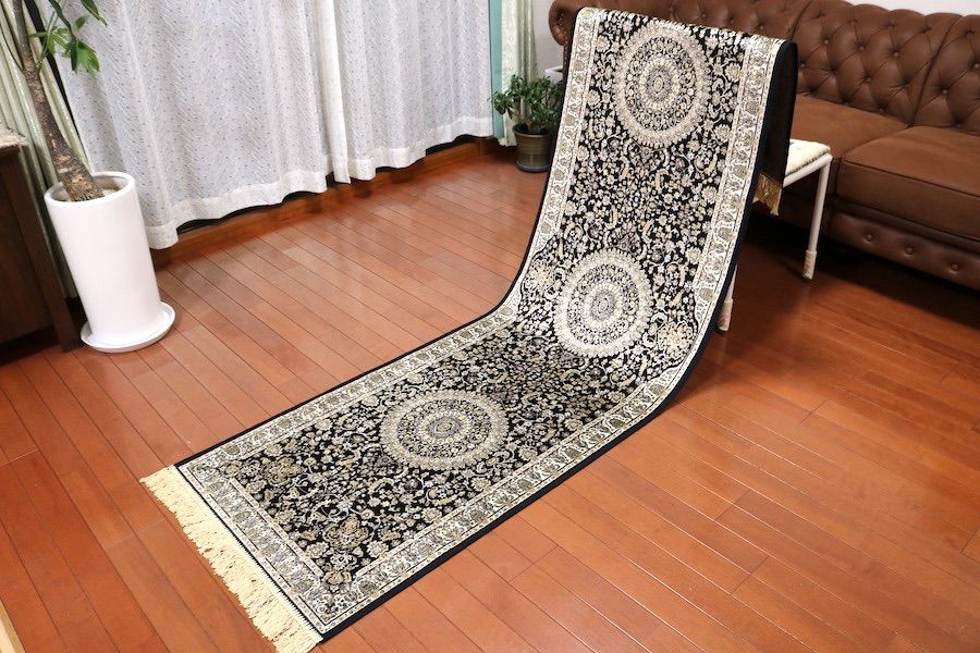 ペルシャ柄絨毯 67×240 新品未使用 玄関マット キッチンマット - メルカリ