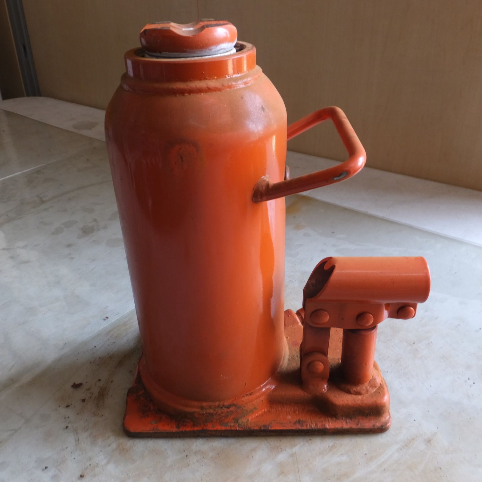 ◆マサダ 油圧ジャッキ MHK-15N 工具 15TON 15ton 15トン 15000kg 油圧式 オイル だるま ダルマ 車載 自動車 点検 整備 4 ◆