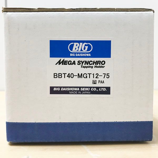 ♥ 未開封 BIG|大昭和精機 メガシンクロタッピングホルダ BBTシャンク BBT40-MGT12-75 ●99941 HRDEVELOPMENT_JP