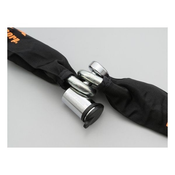 DAYTONA デイトナ バイクロック 42mm幅チェーン φ12mmスチール合金 ストロンガーチェーンロック 2.5m D31237 2549427