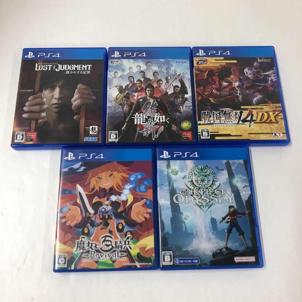 08w11087 PS4 プレイステーション4 ゲームソフト まとめ 龍が