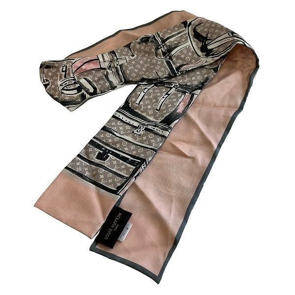 ルイヴィトン Louis Vuitton バンドー M73965 オフピンク トランク バッグ ブランド小物 スカーフ レディース