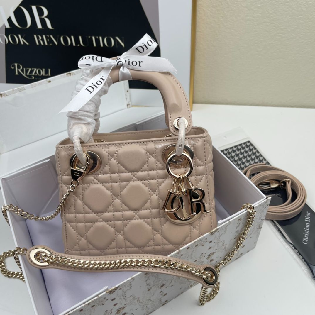 超美品♡LADY DIOR ☆レディーディオール☆ハンドバッグ☆ ショルダーバッグ可愛い My ABCDior ミニバッグ - メルカリ