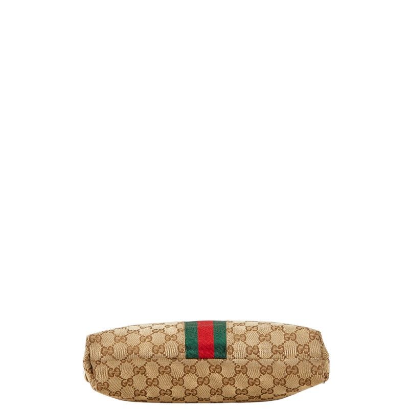 グッチ　ショルダーバッグ　シェリーライン　サコッシュ　GGキャンバス　ブラウン GG グッチ GUCCI オールドグッチ シェリーライン GGプラス 斜め