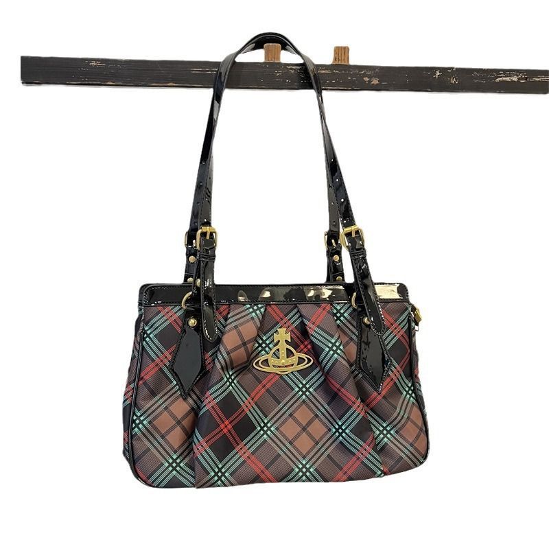 Vivienne Westwood チェック柄ショルダーバッグ - メルカリ 