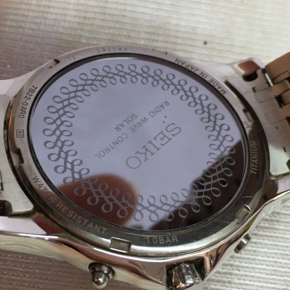 ジャンク品 SEIKO セイコー ドルチェ チタン ソーラー 7B22-0AR0 ジャンク品 SEIKO セイコー ドルチェ チタン ソーラー 7B22-0AR0