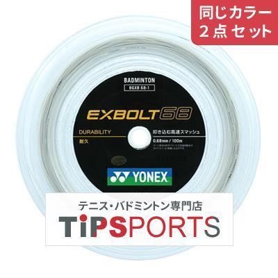 同じカラー2点セット】ヨネックス(YONEX) エクスボルト68 100m