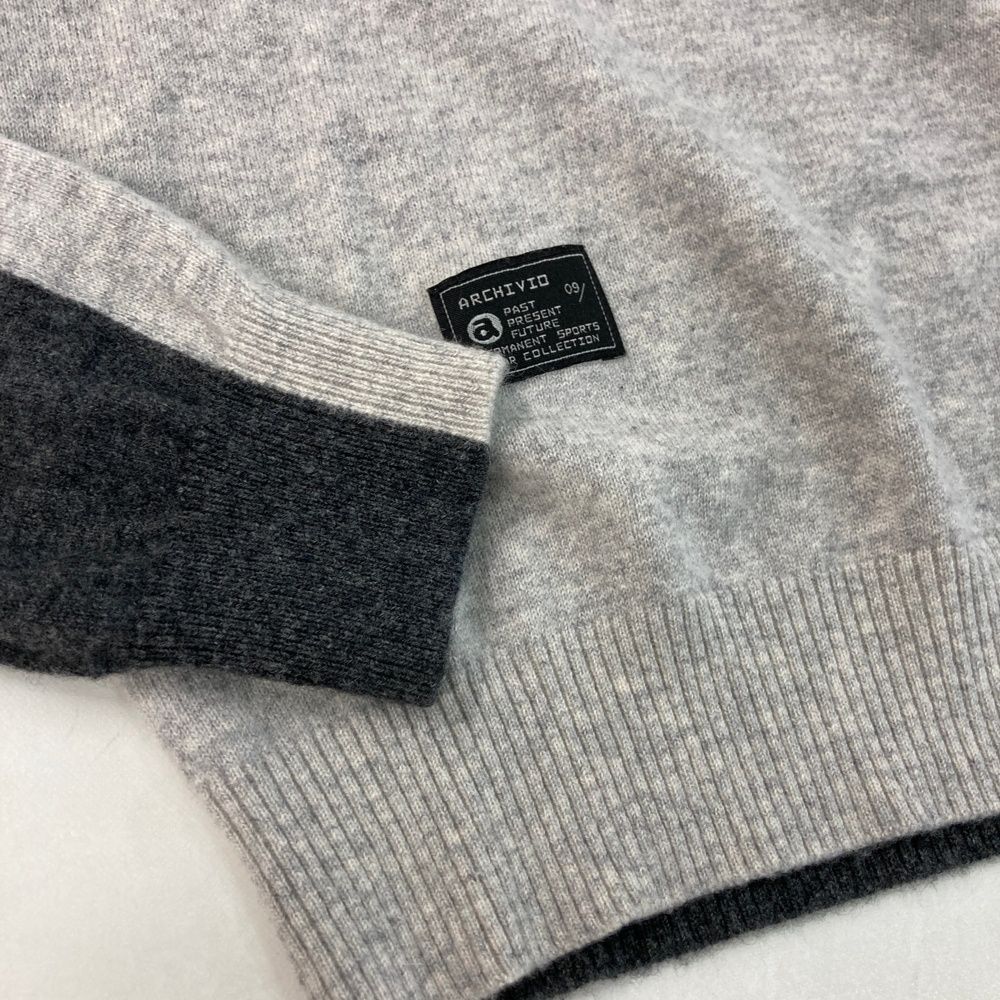 ARCHIVIO アルチビオ カシミヤ 長袖 ニット セーター メンズ 46 M サイズ：48 ARCHIVIO アルチビオ 2023年モデル カシミヤ ニット