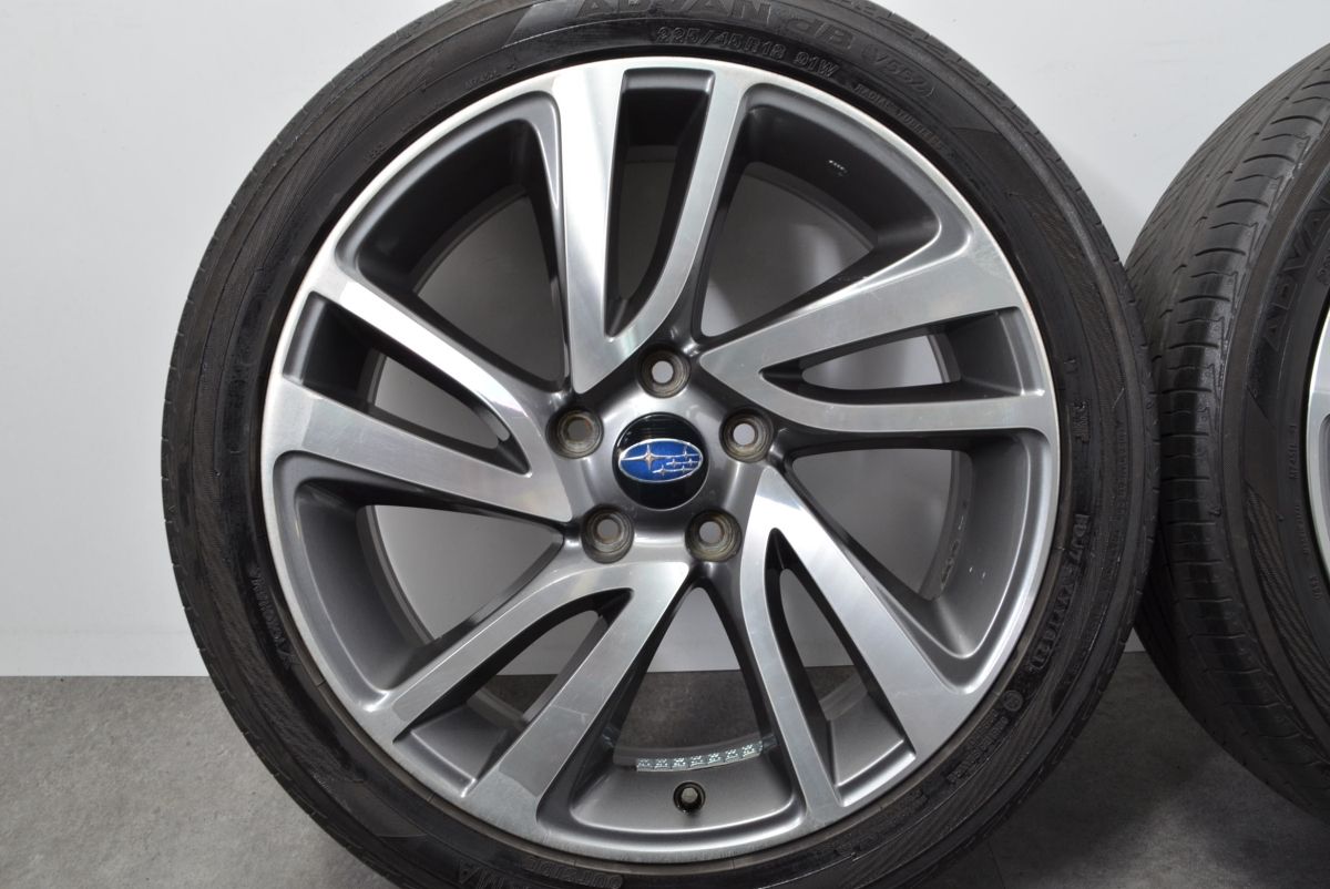 ▫️スバル　レヴォーグ　2022年純正ホイールタイヤセット　18インチ　送料込み▫️ ▫️スバル レヴォーグ 2022年純正ホイールタイヤセット 18インチ 送料