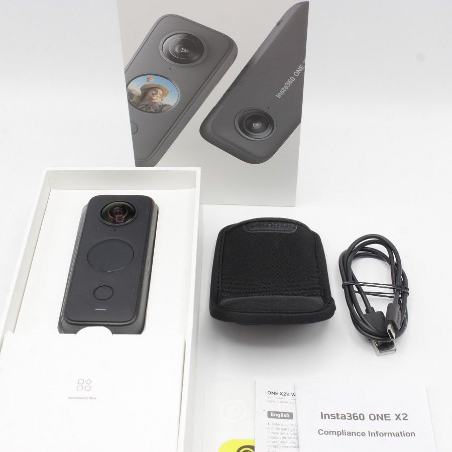 美品】Insta360 ONE X2 360度カメラ 全天球 インスタ360 CINOSXX/A パノラマ 本体 - メルカリ