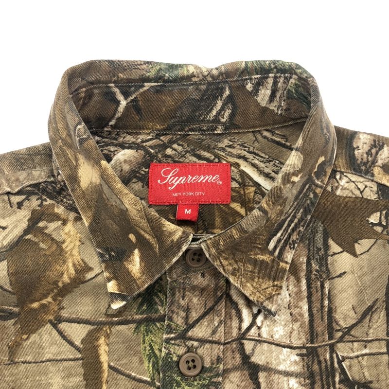 Supreme Realtree Camo Flannel Shirt Lサイズ Supreme Realtree Camo Flannel Shirt Black Men's - FW17 - US