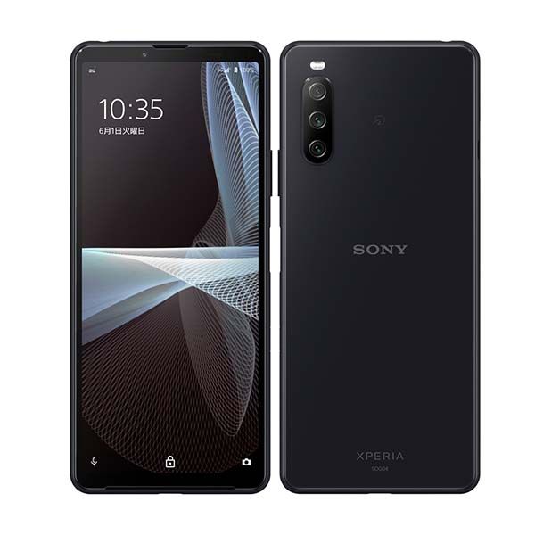 SONY - 【中古】 SOG04 Xperia 10 III ブラック SIMフリー 本体 au Aランク スマホ ソニー エクスぺリア  【送料無料】 sog04bk8mtm 中古】 SOG04 Xperia 10 III ブラック SIMフリー 本体 au A