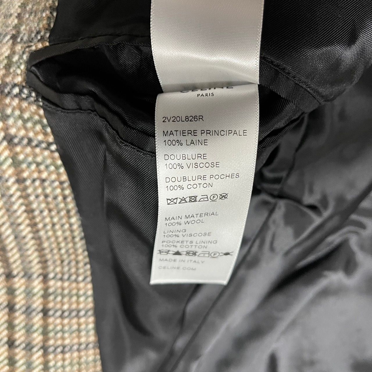 CELINE セリーヌ 22AW スタンドアップカラーテディジャケット