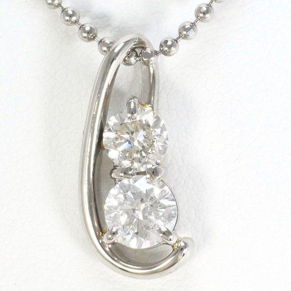PT900 PT850 ネックレス Necklace ダイヤ 1.15 鑑別書 総重量約8.3g 約50cm