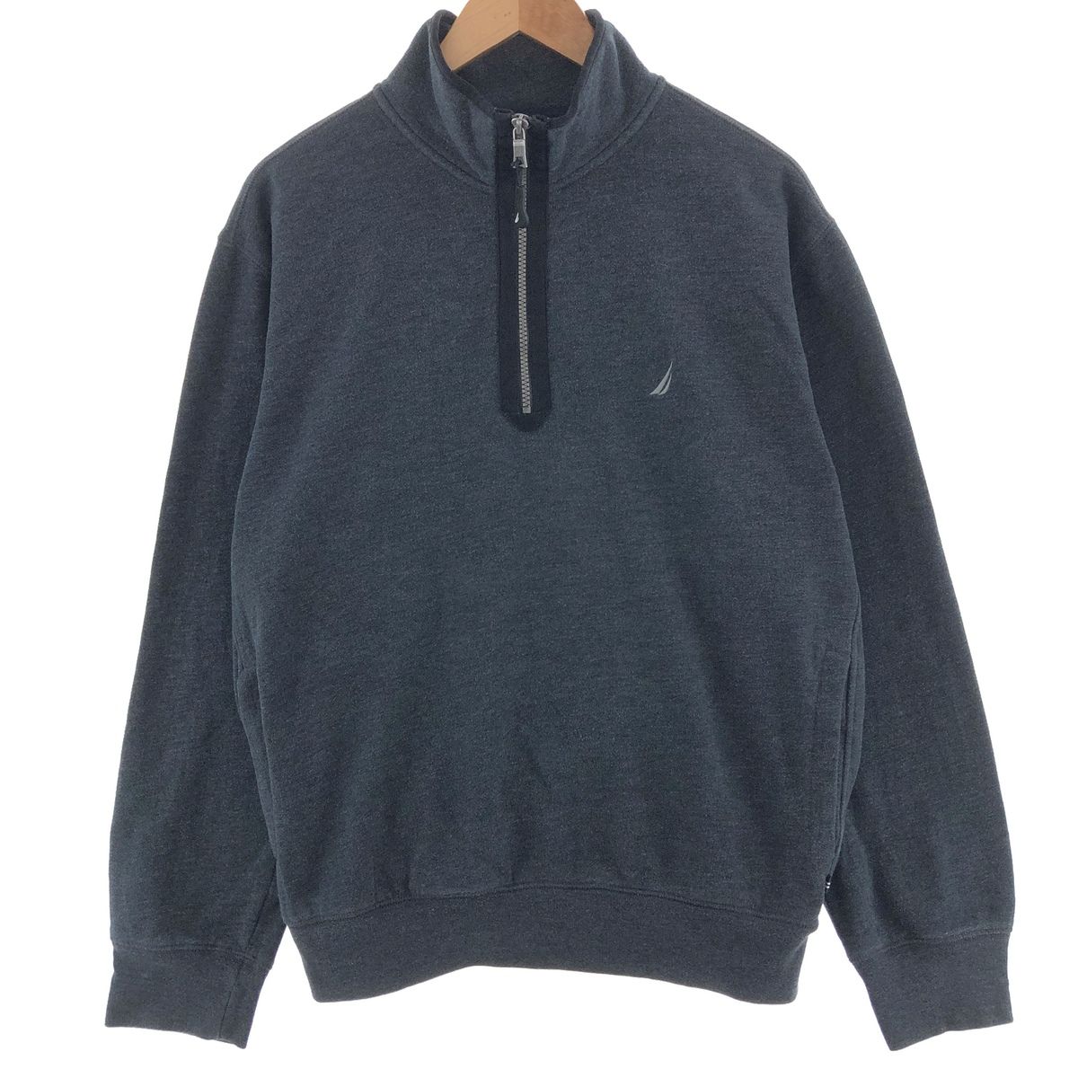 古着 ノーティカ NAUTICA ハーフジップスウェットシャツ トレーナー メンズL/taa003026