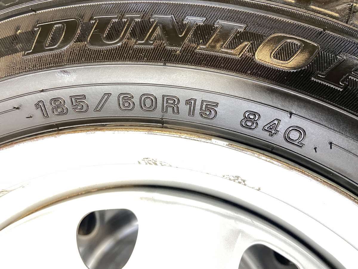 185/60R15  ダンロップ WINTER MAXX WM02 中古2020 185/60R15 ダンロップ ウィンターマックス WM02 V10 15x6.0 100
